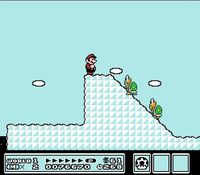 une photo d'Ã©cran de Super Mario Bros 3 sur Nintendo Nes